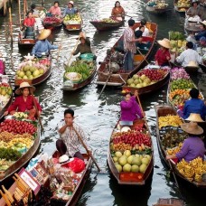 Vana Nava Waterpark & Floating Market Custom Tour from Bangkok by TapMyTrip